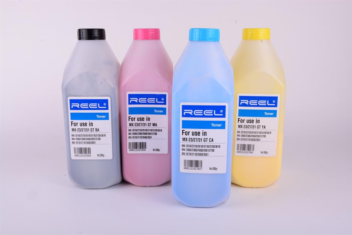 SHARP MX 23 27 31 36 51CT CA Cyan Reel Toner 500gr Bottle