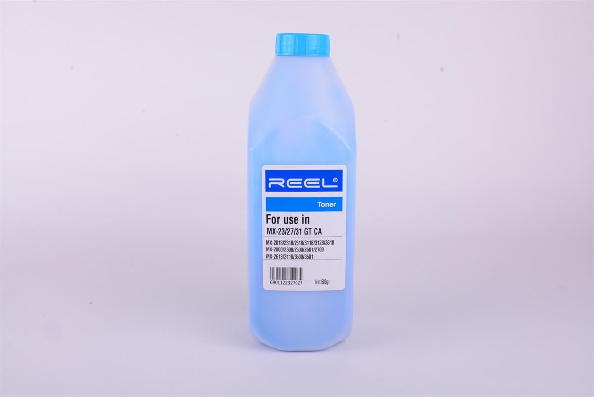 SHARP MX 23 27 31 36 51CT CA Cyan Reel Toner 500gr Bottle