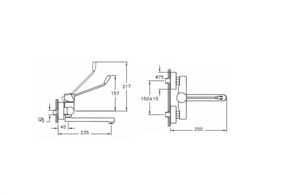 AquaMed Doktor Bataryası Krom Duvardan