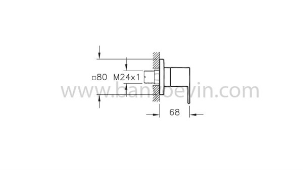 Artema Ankastre Stop Valf Sıva Üstü Grubu