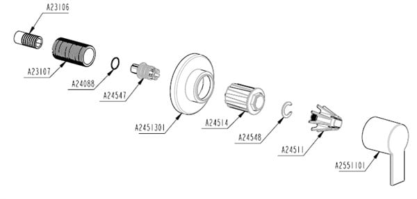 Artema Ankastre Stop Valf Sıva Üstü Grubu