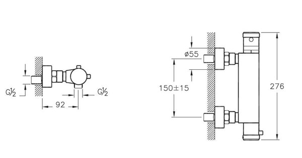 Artema AquaHeat Termostatik Duş Bataryası