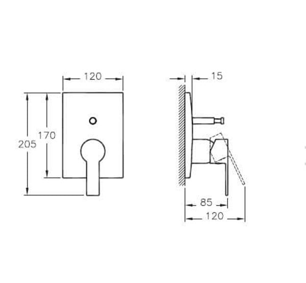 Artema Flo S Ankastre Banyo Bataryası
