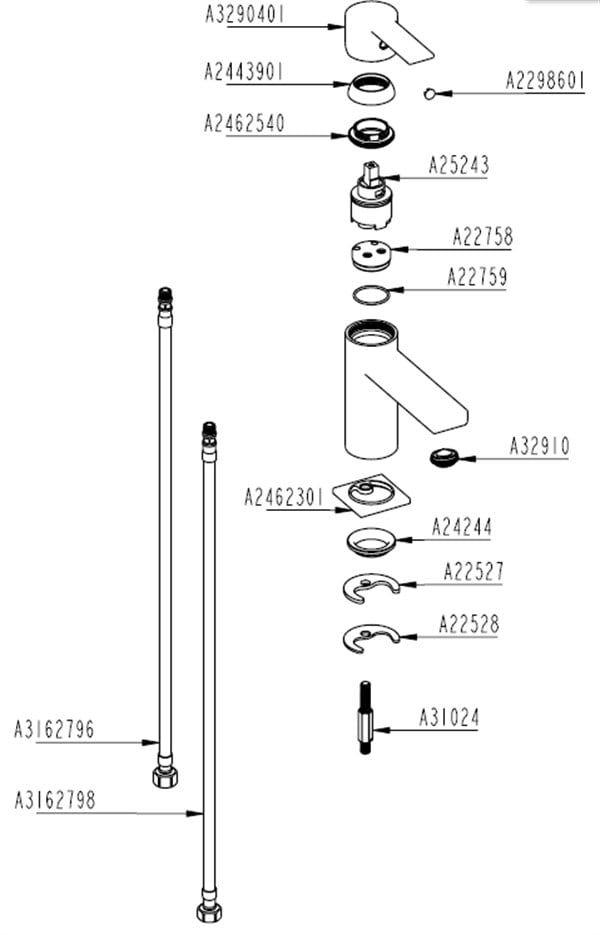 Artema Flo S Lavabo Bataryası