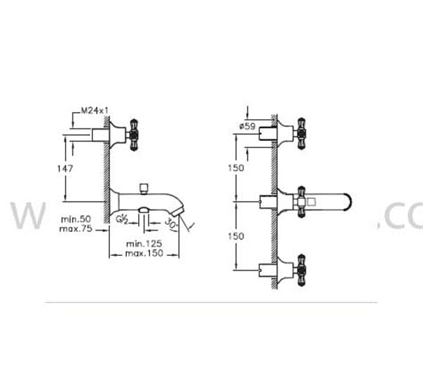 Artema Juno Crystals from Swarovski Ankastre Banyo Bataryası