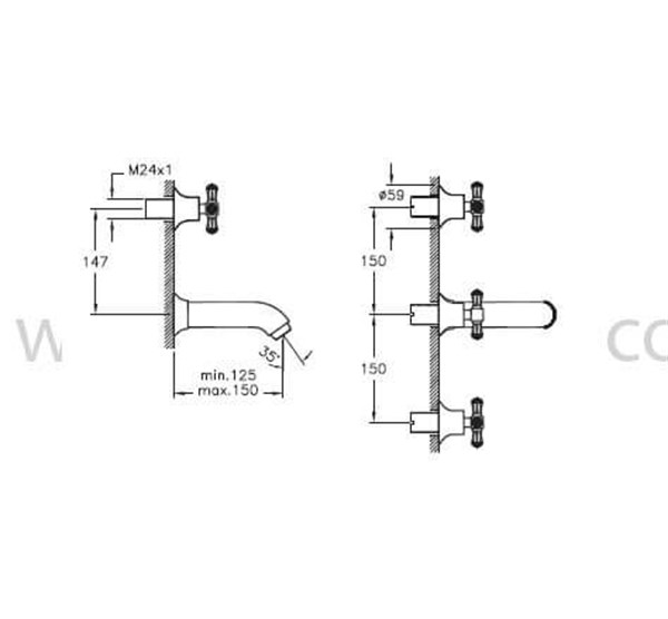 Artema Juno Crystals from Swarovski Ankastre Banyo Bataryası