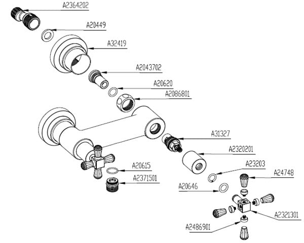Artema Juno Crystals from Swarovski Duş Bataryası