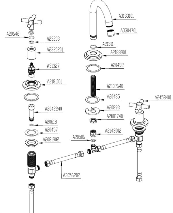 Artema Juno Lavabo Bataryası