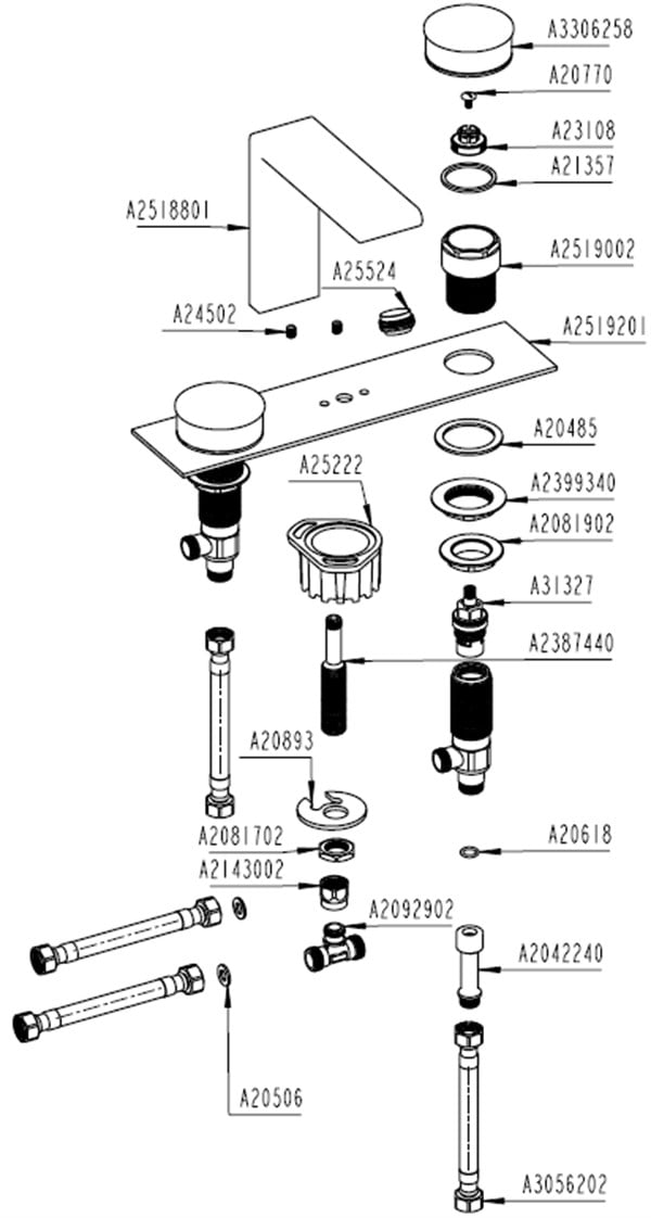 Artema Memoria Lavabo Bataryası