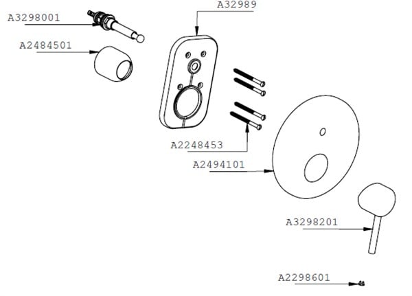 Artema Minimax S Ankastre Banyo Bataryası