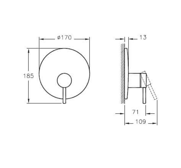 Artema Minimax S Ankastre Duş Bataryası