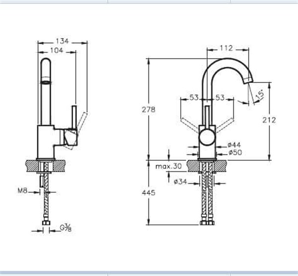 Artema Minimax S Lavabo Bataryası