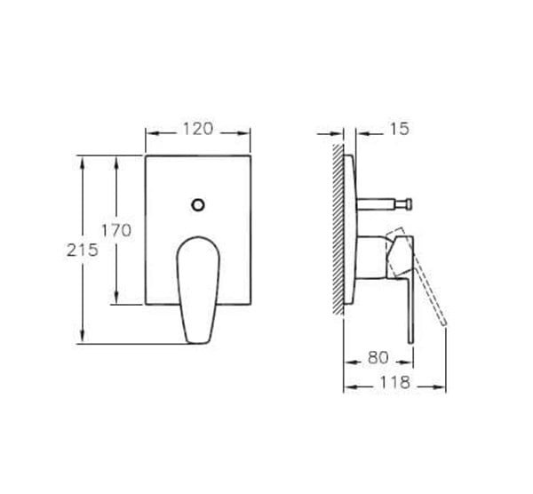 Artema Q-Line Ankastre Banyo Bataryası