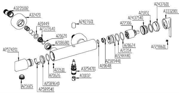 Artema Suit Banyo Bataryası