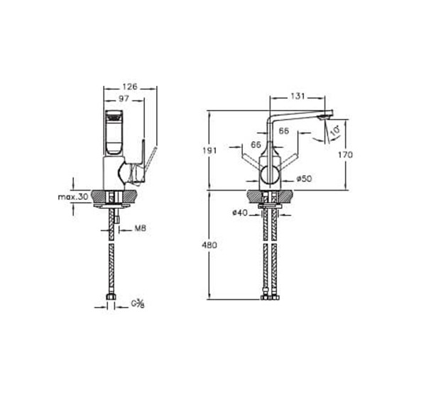 Artema Suit L Lavabo Bataryası