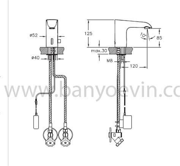Artema T4 Fotoselli Lavabo Bataryası