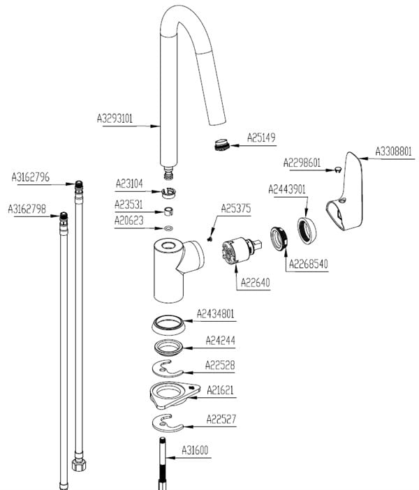 Artema X-Line Eviye Bataryası