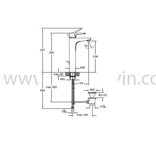 Artema X Line Lavabo Bataryası