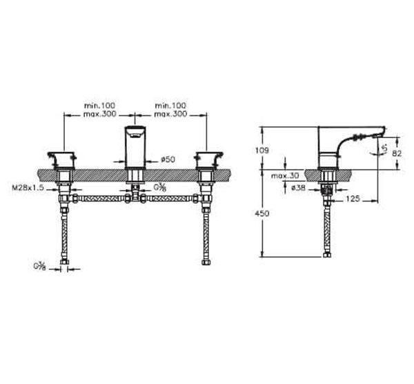 Artema X-Line Lavabo Bataryası