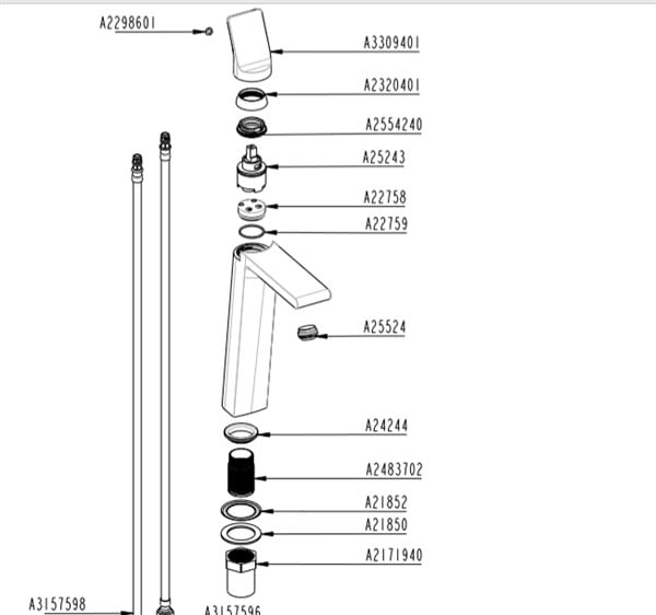 Memoria Yüksek Lavabo Bataryası