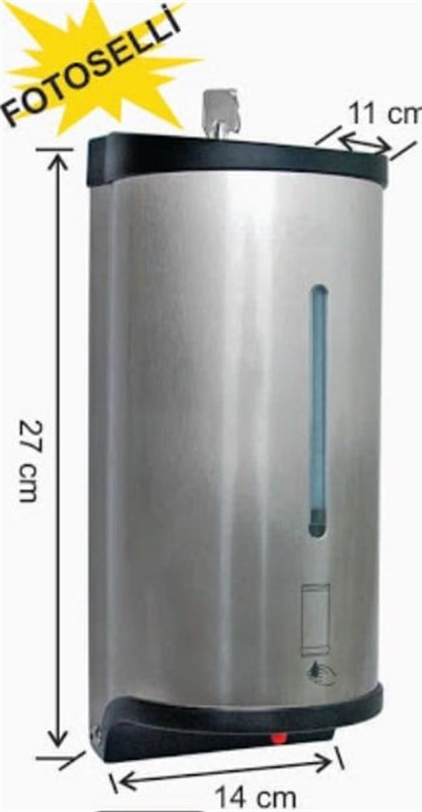 Sensörlü Sıvı Sabunluk - Paslanmaz Çelik (FASTDRY - HK RSD)