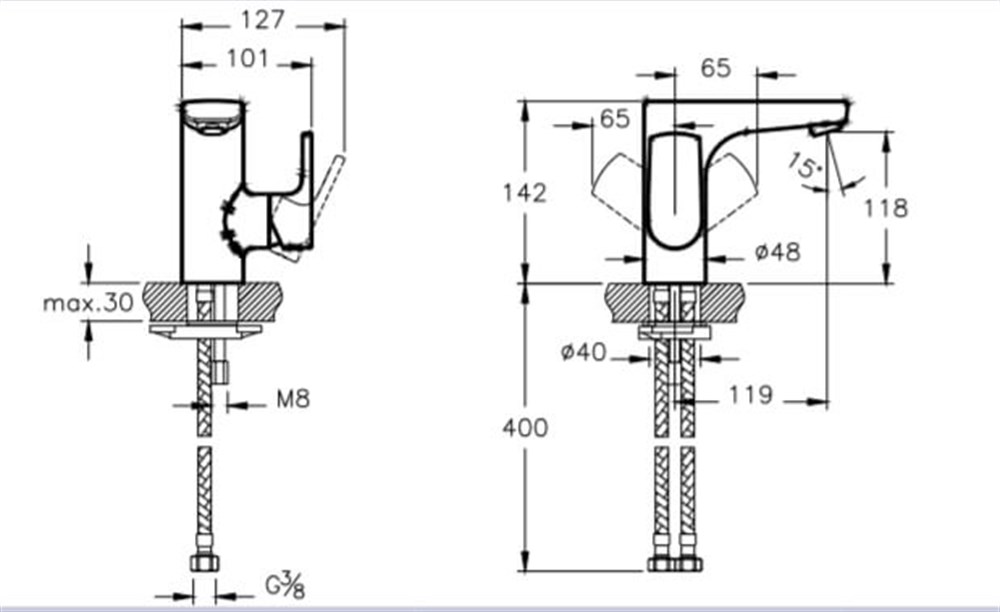 Sento Lavabo Bataryası