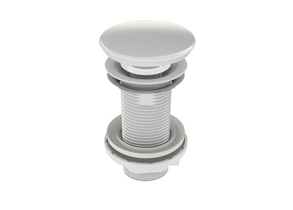 SERAMİK KAPAKLI 100 MM KLİK KLAK 1-1/4 LAVABO SÜZGECİ ( TAŞMA DELİKSİZ )