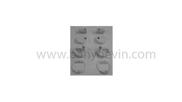 VitrA (313939YP1TE)Eko plastik kolay sök-tak menteşe seti