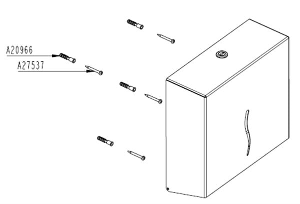 VitrA Kağıt dispenser