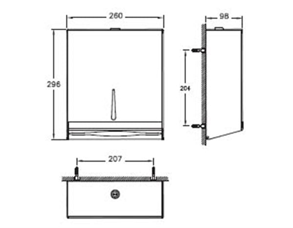 VitrA Kağıt dispenser