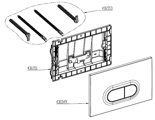 VİtrA Loop O kumanda paneli