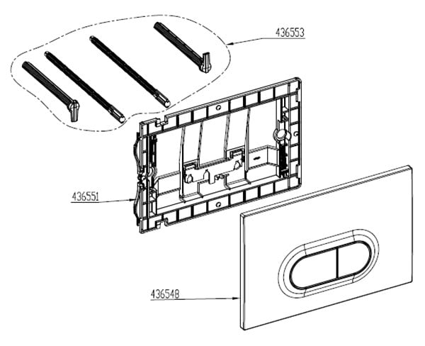 VİtrA Loop O kumanda paneli