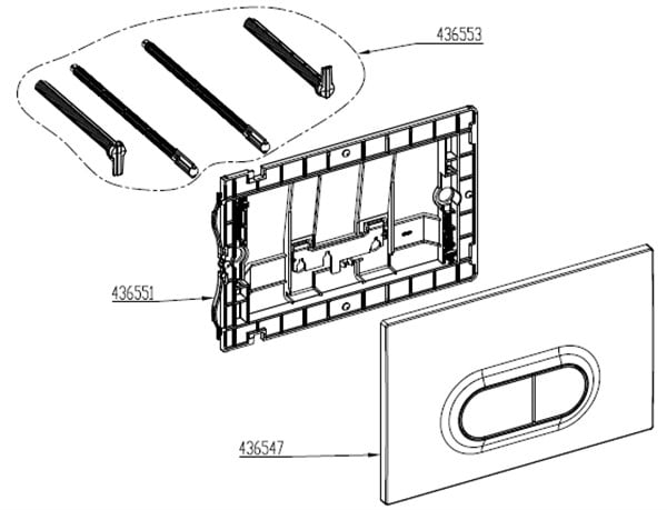 VİtrA Loop O kumanda paneli