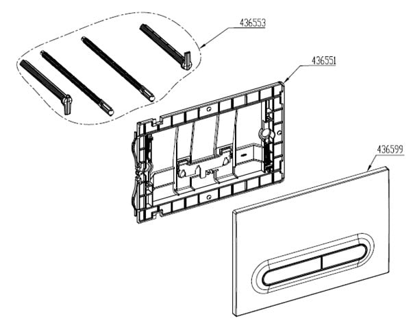 VİtrA Loop T kumanda panel