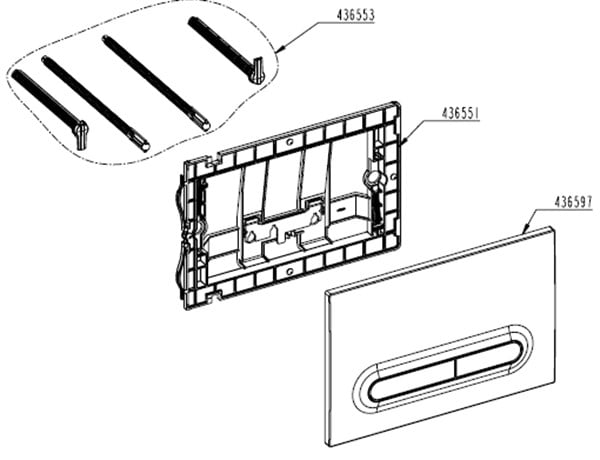 VİtrA Loop T kumanda paneli