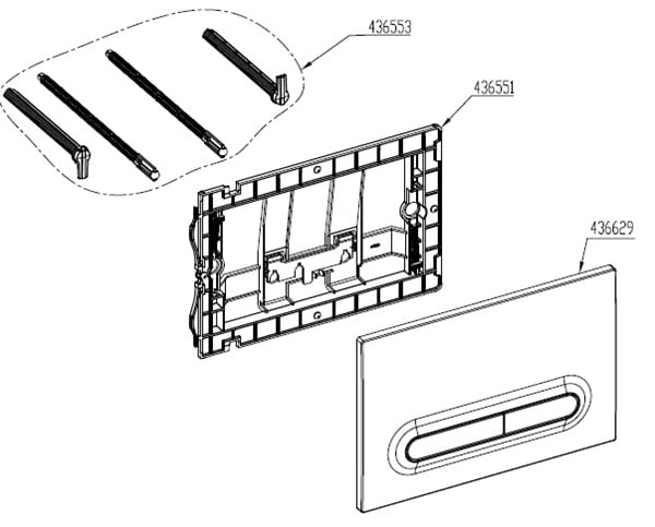 VİtrA Loop T kumanda paneli
