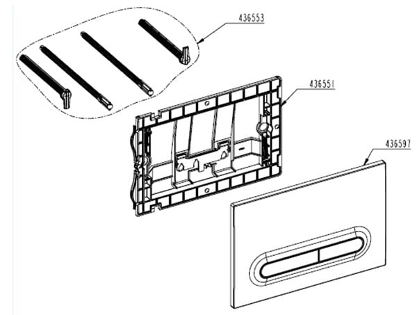VİtrA Loop T kumanda paneli