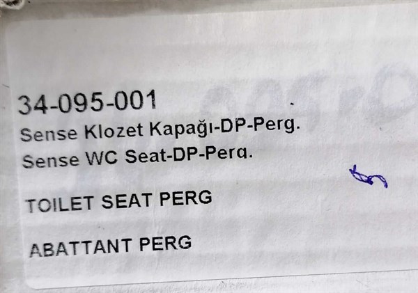 Vitra Sense pergamon Klozet Kapağı