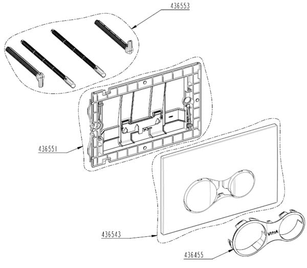 VİtrA Sirius kumanda paneli