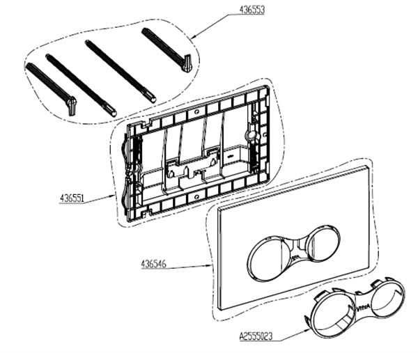 VİtrA Sirius kumanda paneli