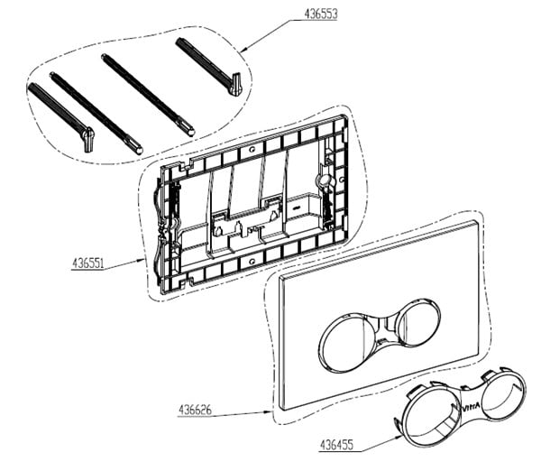 VİtrA Sirius kumanda paneli