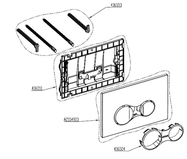 VİtrA Sirius kumanda paneli