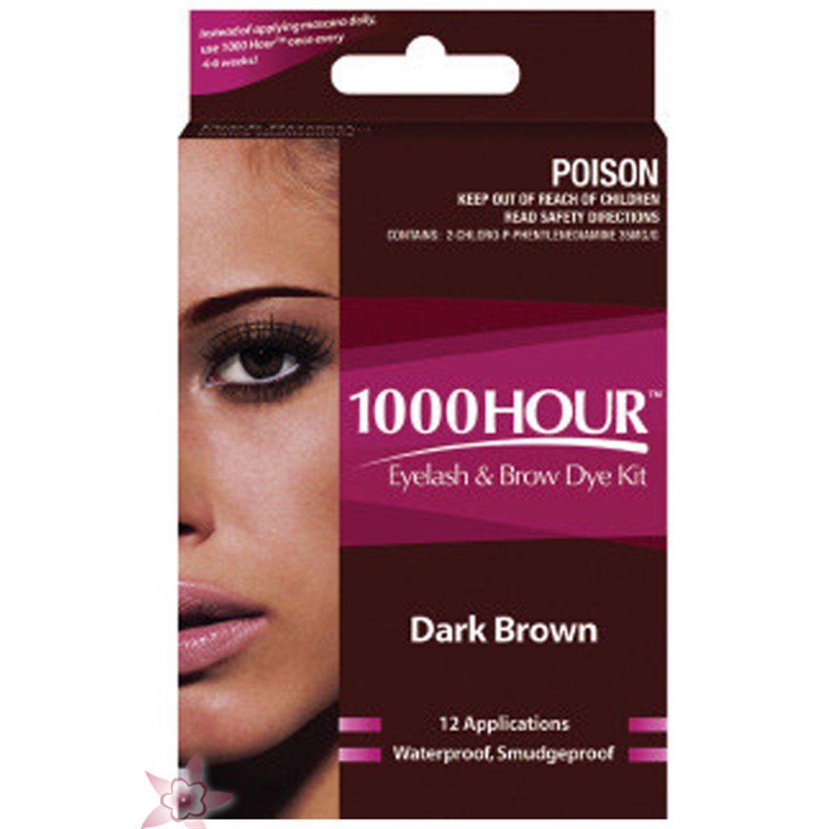 1000 Hour Kaş Kirpik Boyası Koyu Kahve