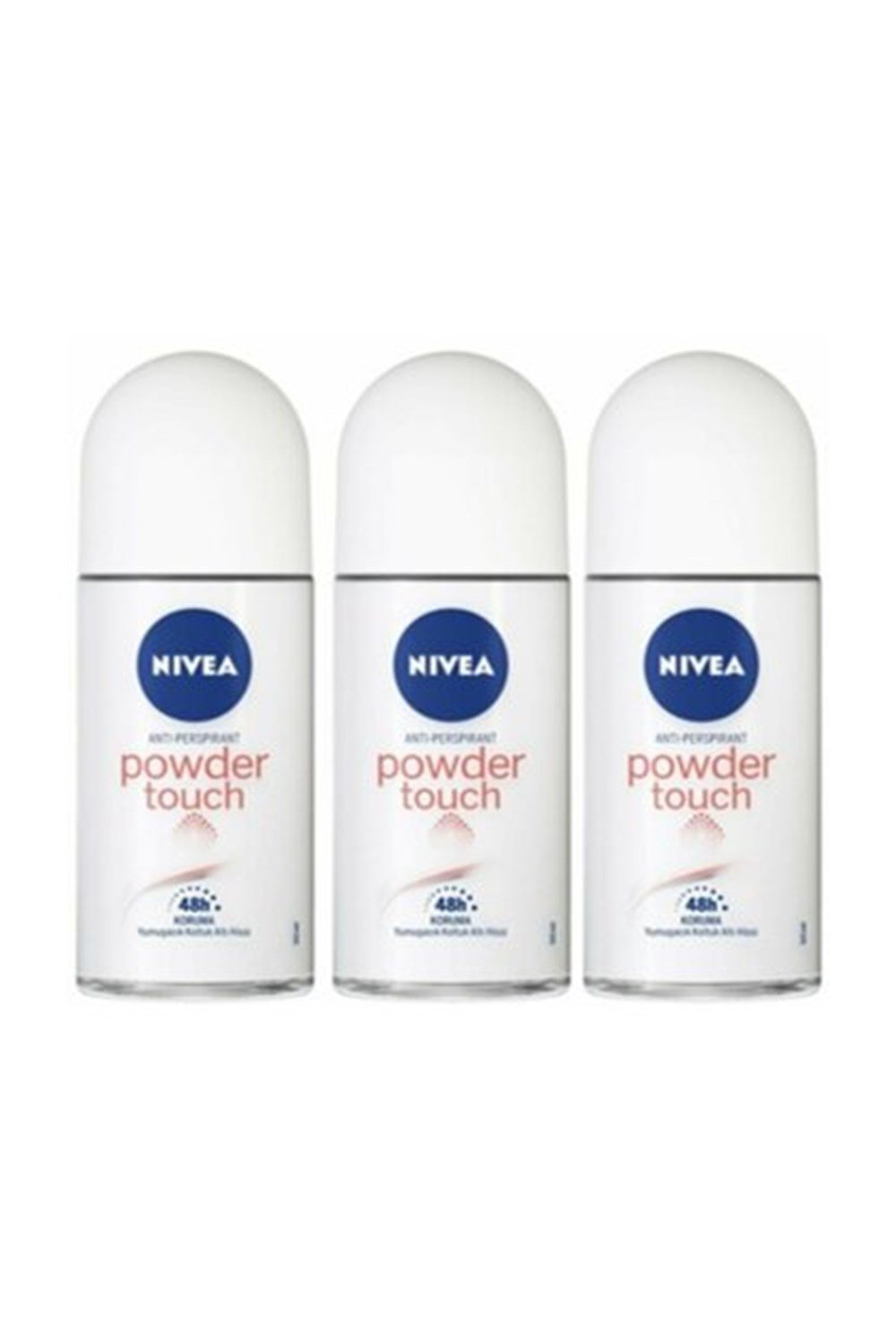 3 Adet Nivea Roll-On 50 Ml Powder Touch Kadın