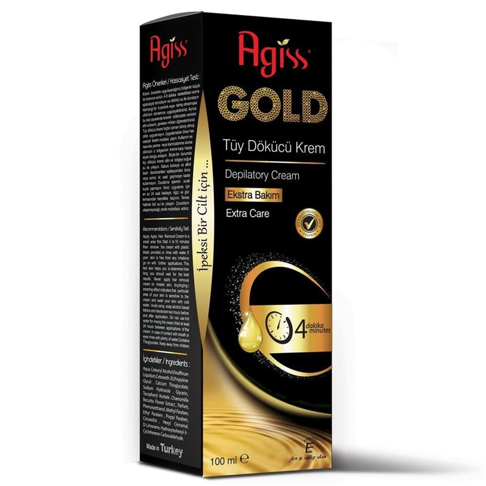 Agiss Tüy Dökücü Krem 100 Ml Gold