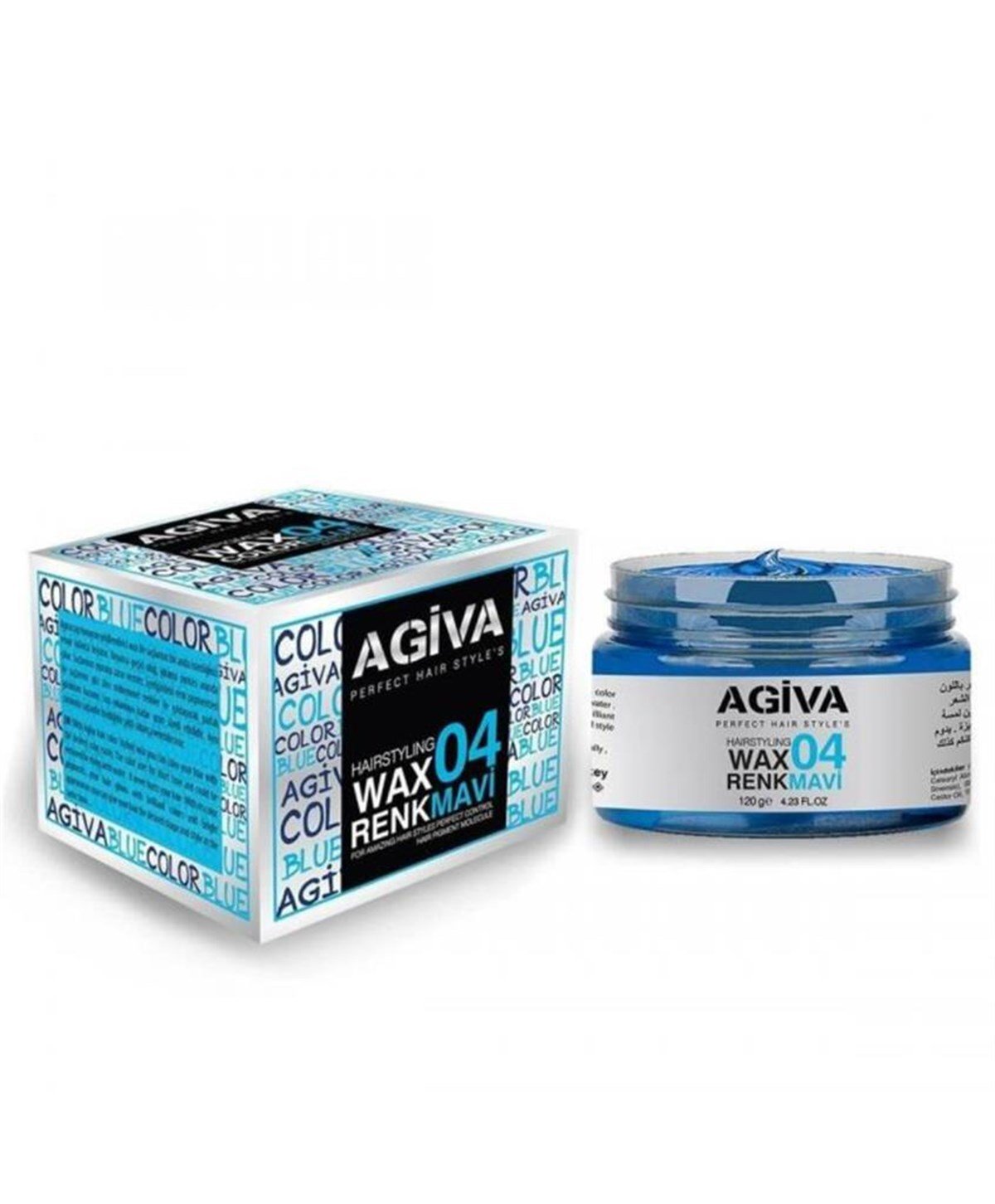 Agiva Hairstyling Wax 04 Mavi 120 Gr