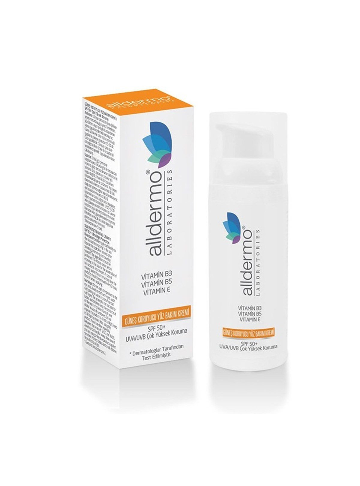 Alldermo Güneş Koruyuculu Yüz Bakım Kremi 50 Spf 50 Ml