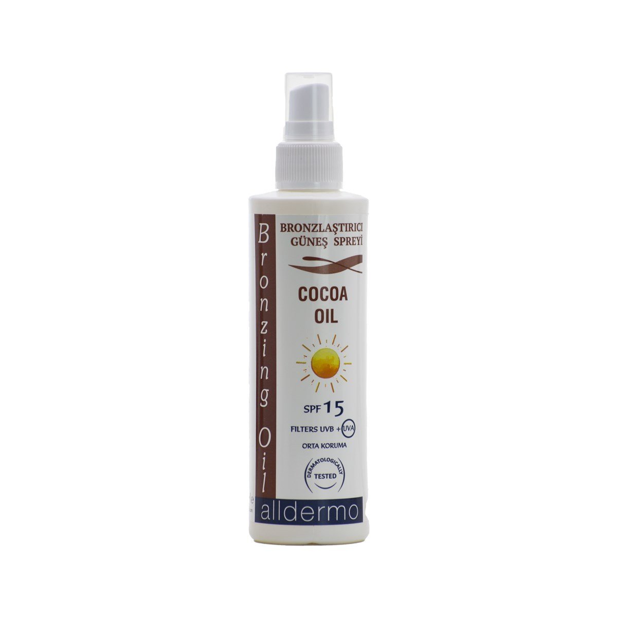 Alldermo Sun Cocoa Oil Sprey 15 Spf 200 Ml