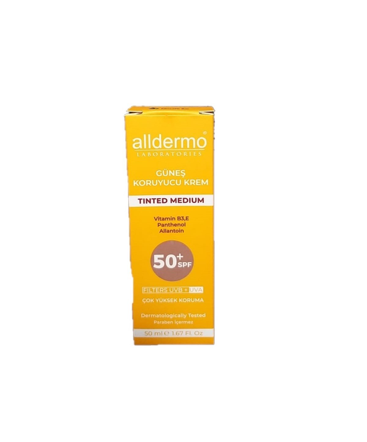 Alldermo Tinted Medium Krem 50 Spf 50 Ml