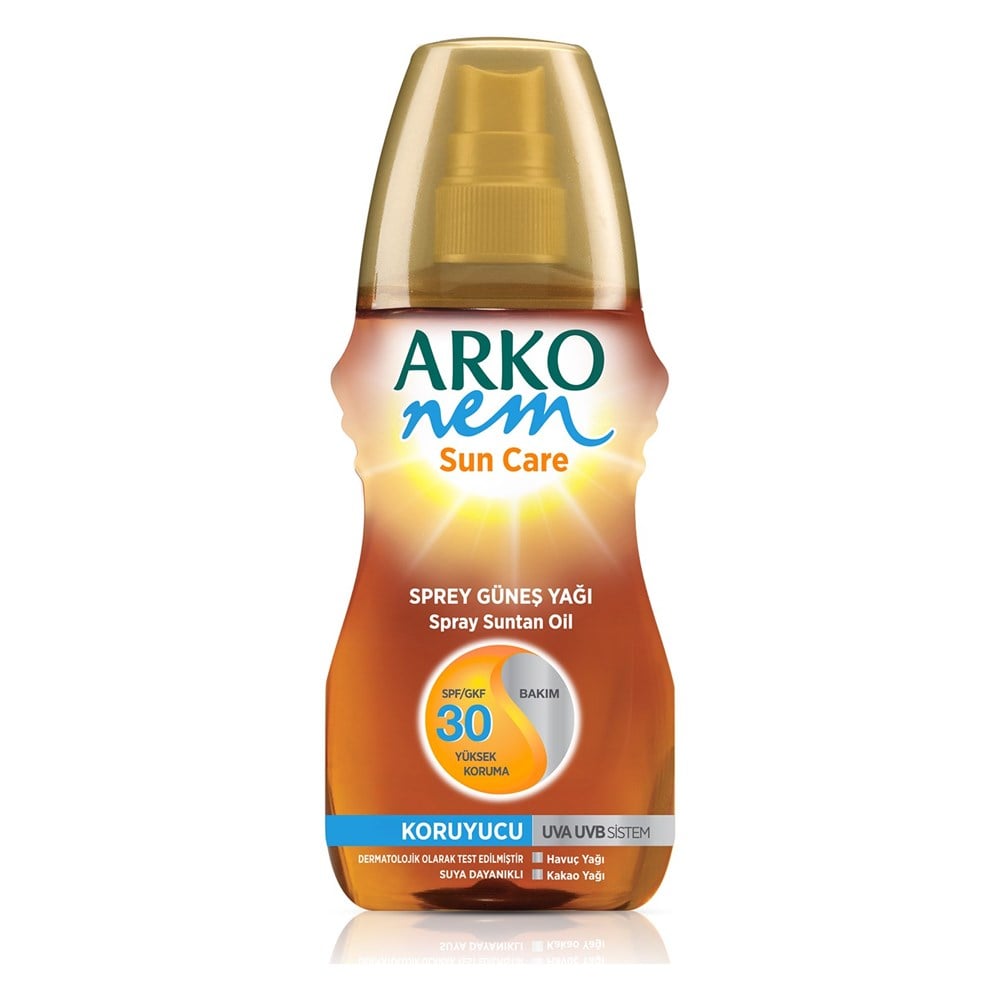 Arko Sun 150 Ml Güneş Yaği  Havuç & Kakao Yaği 
